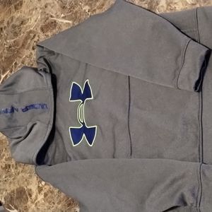 Under armour gray  hoodie